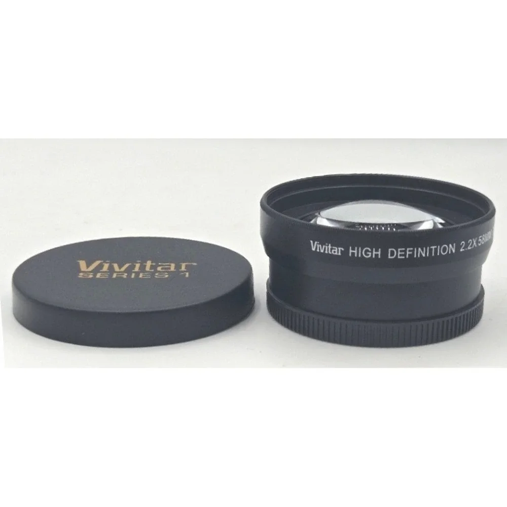 Vivitar Series 1 2.2X 58mm HD Telephoto Lens with Pouch & Caps